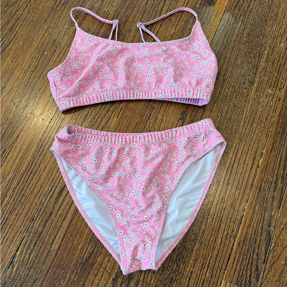Pink Floral Bikini Set - SHEIN - Picture 2 of 6